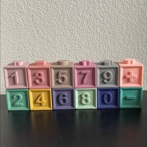 Soft Building Blocks Set, 12 piece Toy Block Set